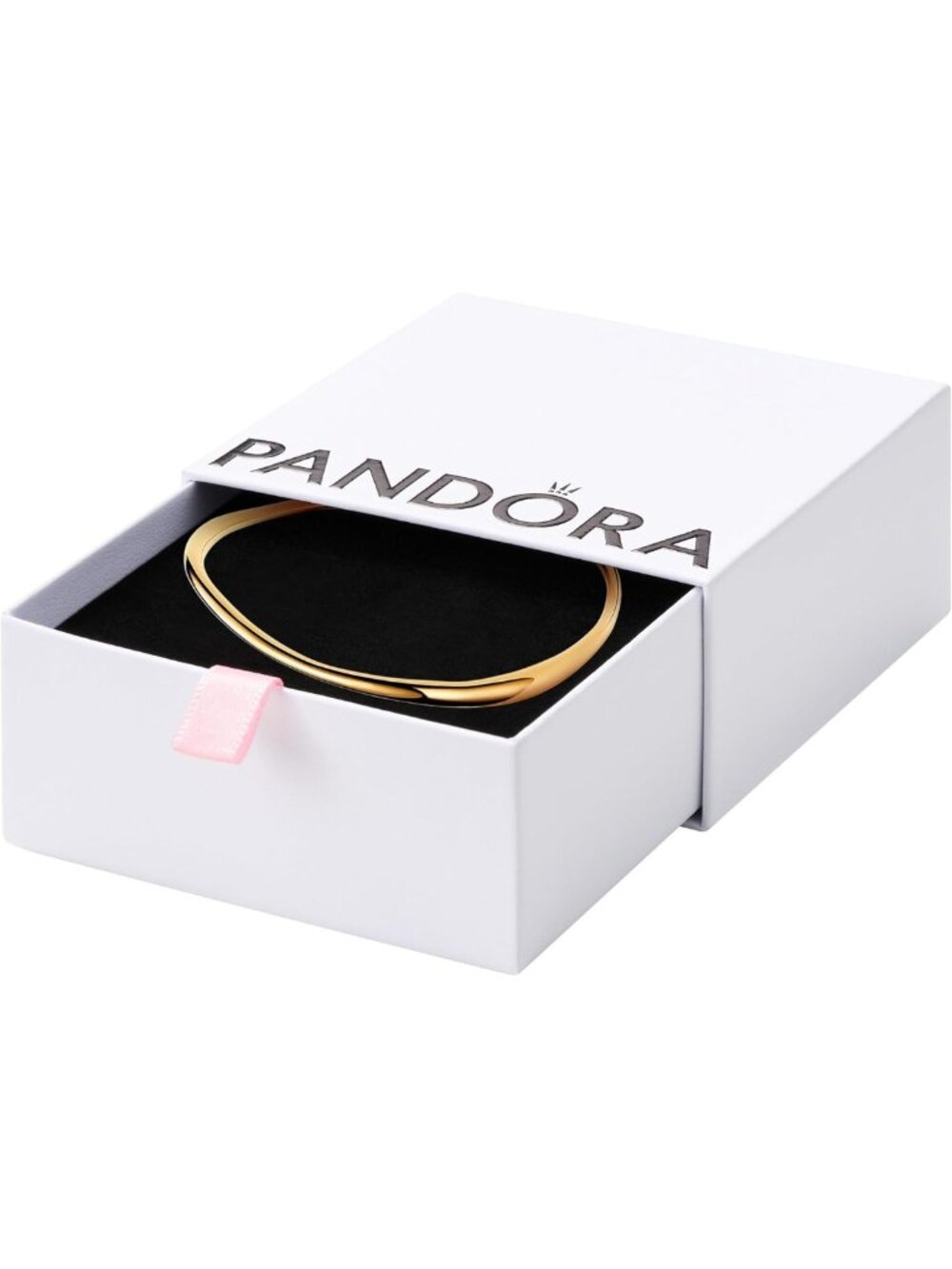 14k Gold-Plated Organically Shaped Bangle Bracelet for Women - Perfect Gift